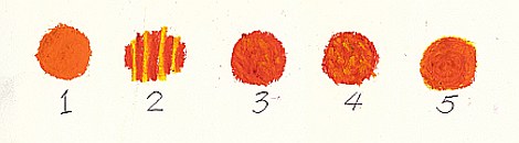Color blending-broken colors