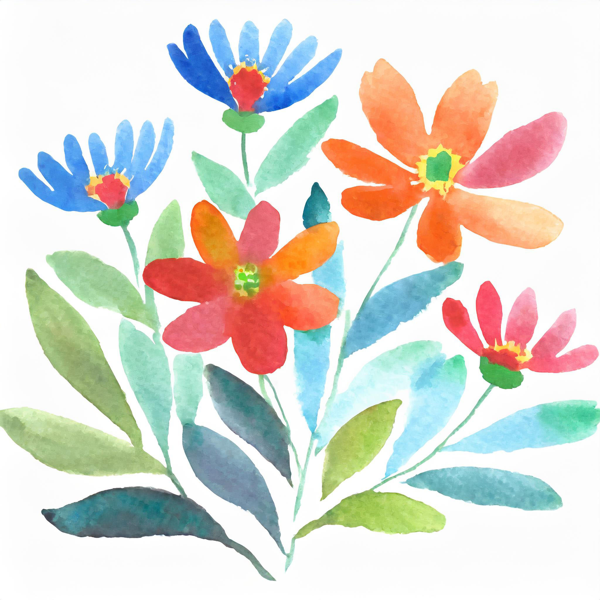 Loose Floral Watercolor Painting Process and Tips for Abstracts